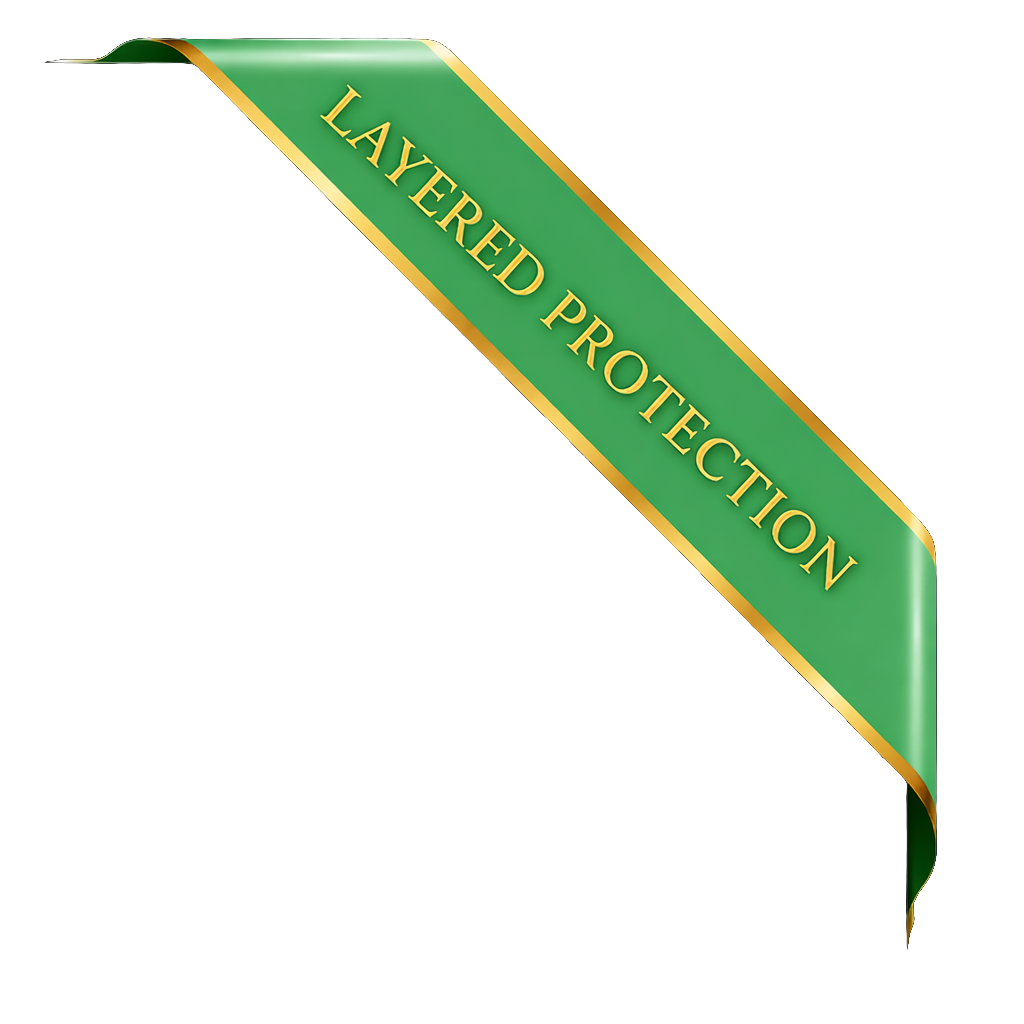 Layered Protection ribbon